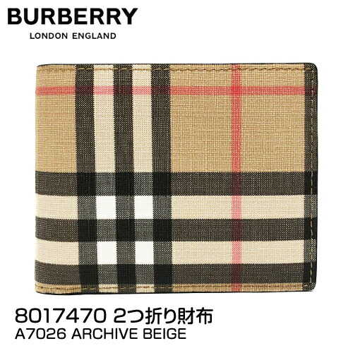 配送員設置 ブランド メンズ 二つ折り財布 Burberry バーバリー 026 Archive Beige 21 ベイシア店 魅力の Universusmedia Com