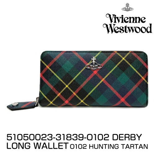 限定価格セール ブランド レディース 長財布 Vivienne Westwood ヴィヴィアンウエストウッド Derby Long Wallet 319 O102 Hunting Tartan 21 手数料安い Precisionnm Com