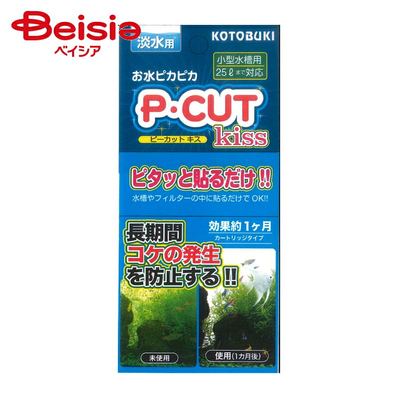 水槽 寿工芸 P・CUT ピー・カット キッス 25×96 1個当たり419円 コケ取り ペット