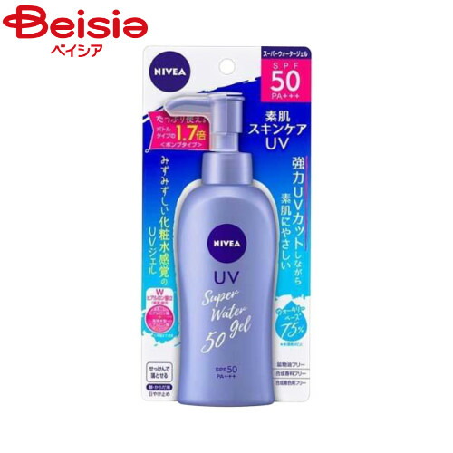 楽天市場】ニベアサン スーパーウォータージェル ボトル 80g : 健康の