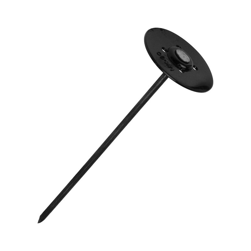 ミネ 太釘パット黒ちゃん20cm 100P 園芸用品 園芸農業資材 防草シート 押え具