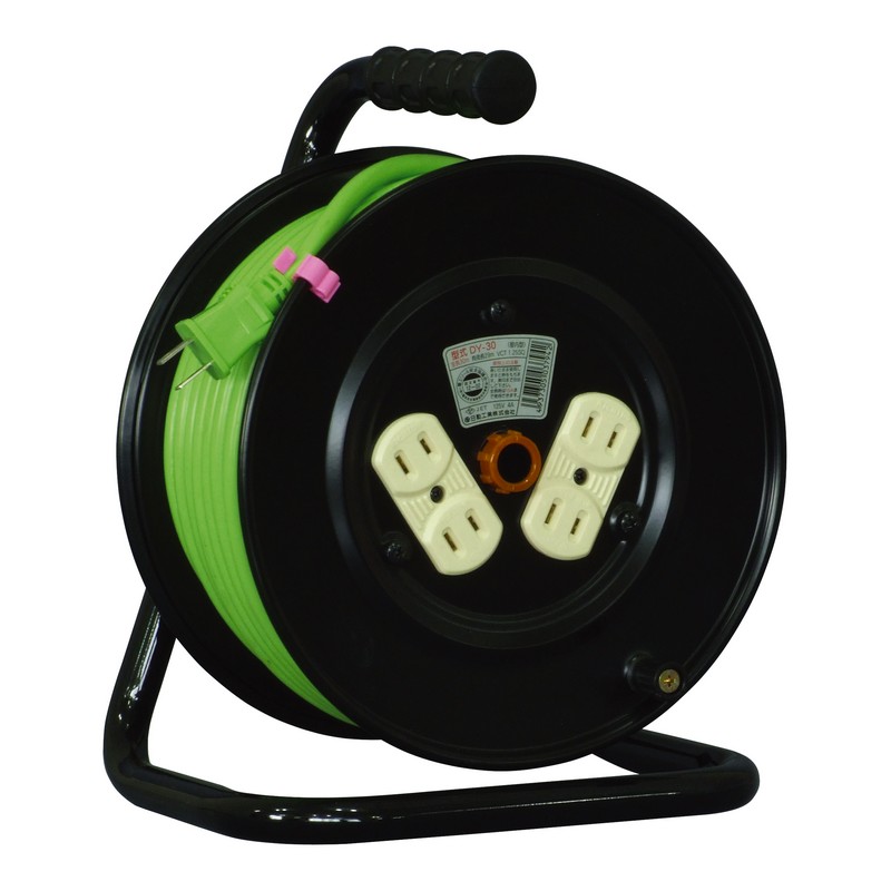 日動 電工ドラム 15A&times;30m DY&minus;30 電動工具 電工ドラム コード 電工ドラム ３０Ｍ｜ベイシア店