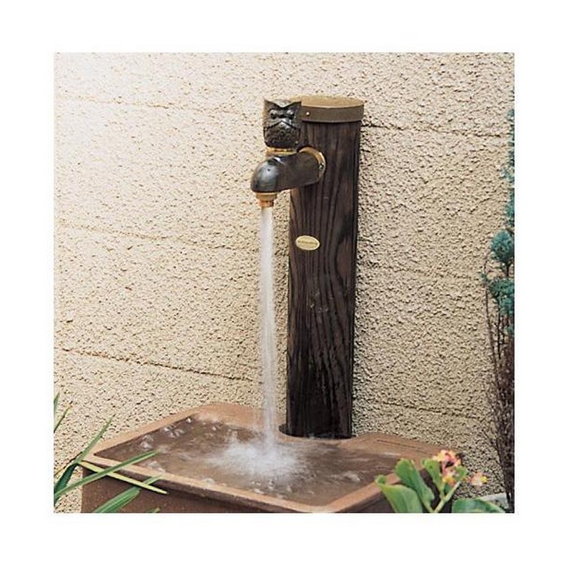カクダイ エコ水栓柱（焼丸大） 6242－900 園芸用品 散水用品 水栓