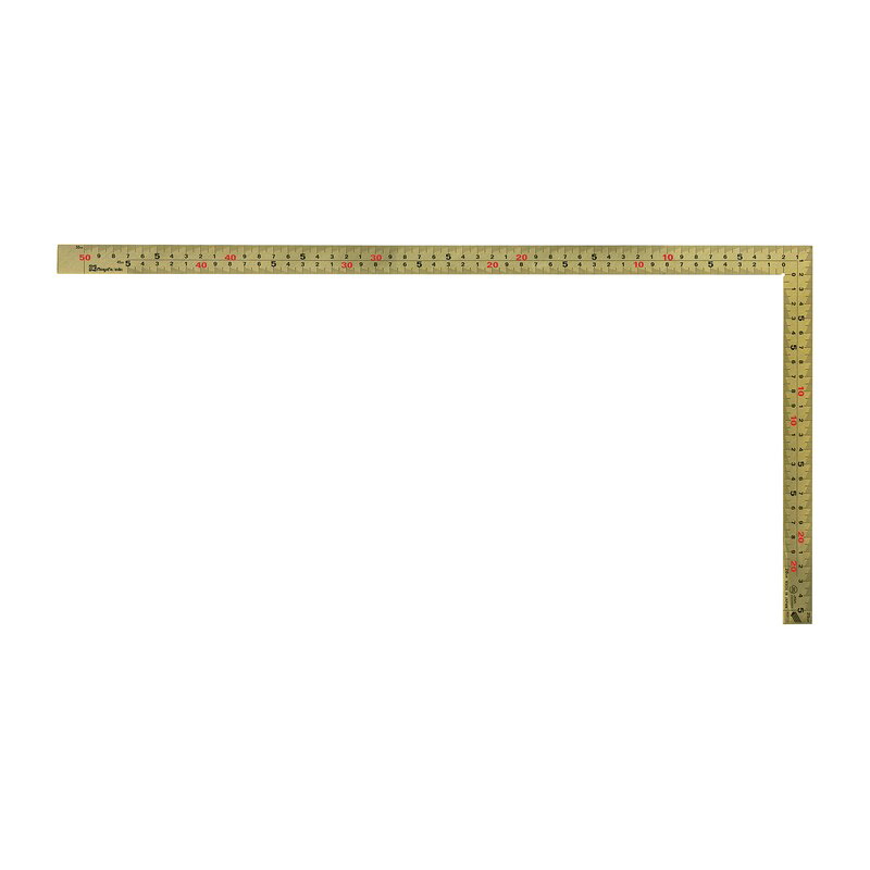 金鷲 金曲尺 50cm 厚手広巾 GMT&minus;50CKD 大工道具 測定具 曲尺｜ベイシア店