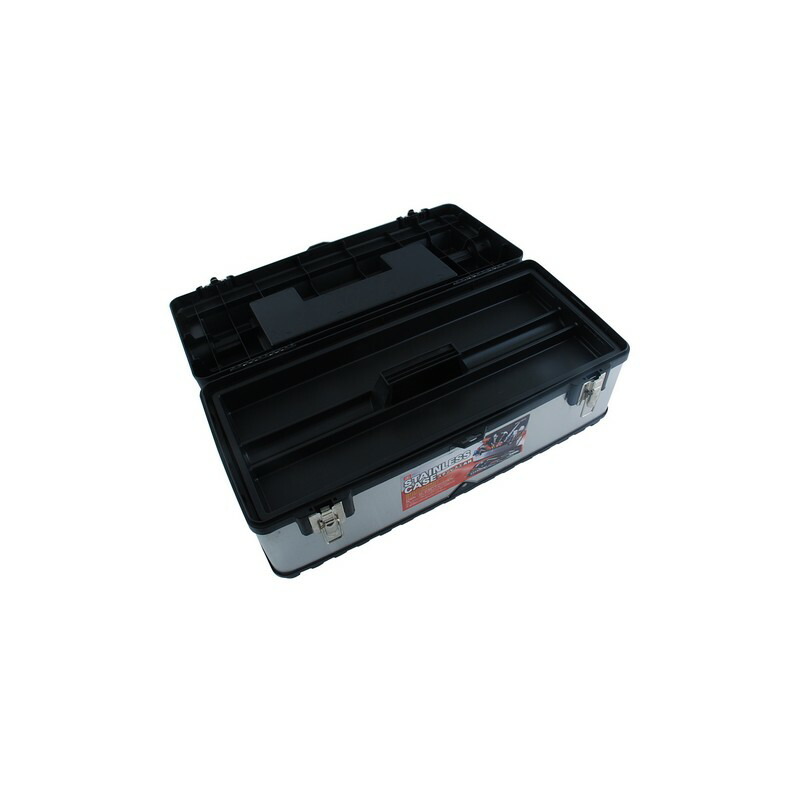 SK11 ステンレス工具箱 SSC－580W 収納用品 工具箱