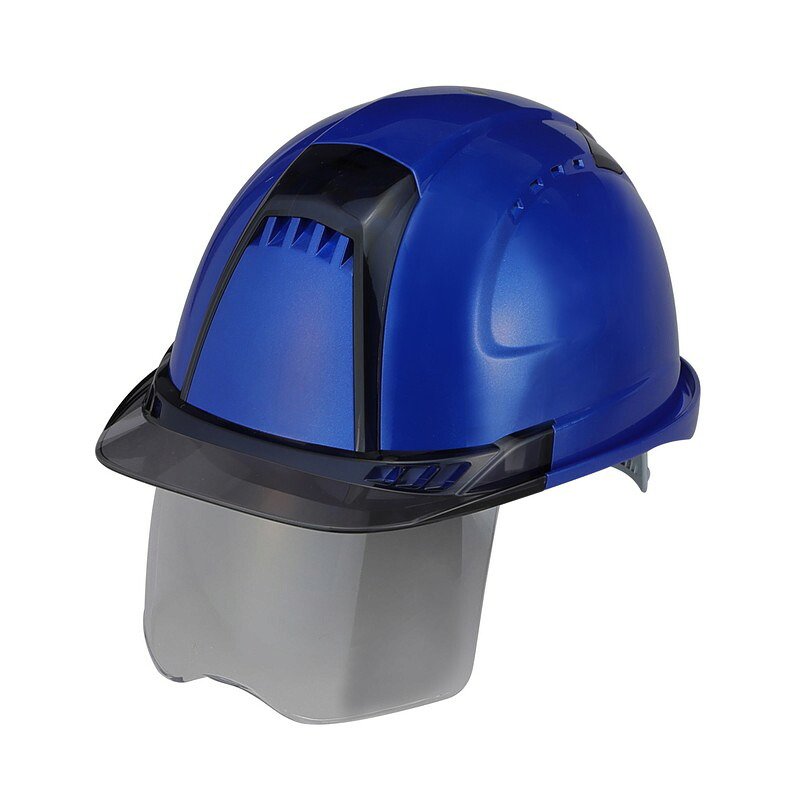 TOYO メタリック塗装ヘルメット NO.391FSMBU ワークサポート 保護具 ヘルメット建築用 常備 防災|ベイシア店