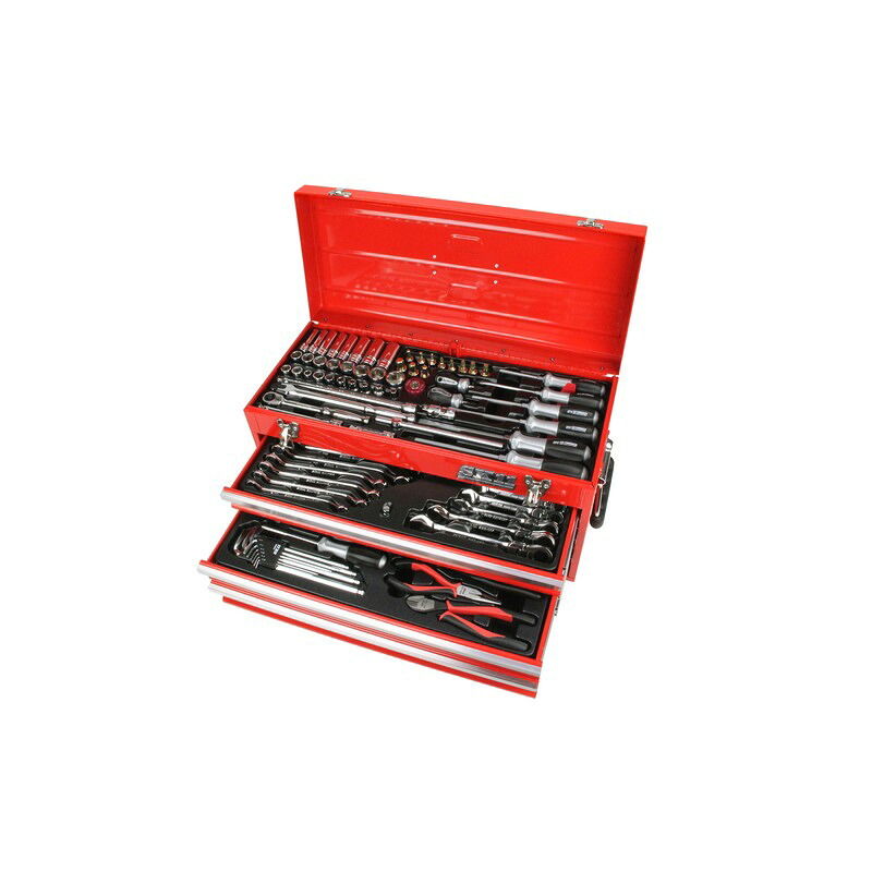 SK11 整備工具セット レッド SST−16133RE 作業工具 ソケット 整備工具セット|ベイシア店