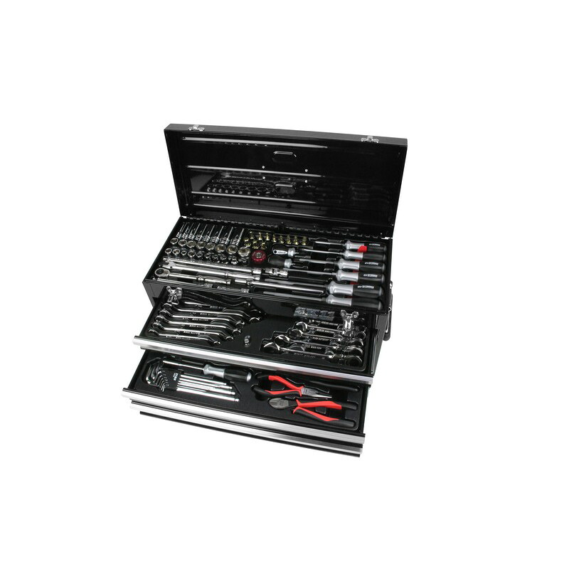 SK11 整備工具セット ブラック SST&minus;16133BK 作業工具 ソケット 整備工具セット｜ベイシア店