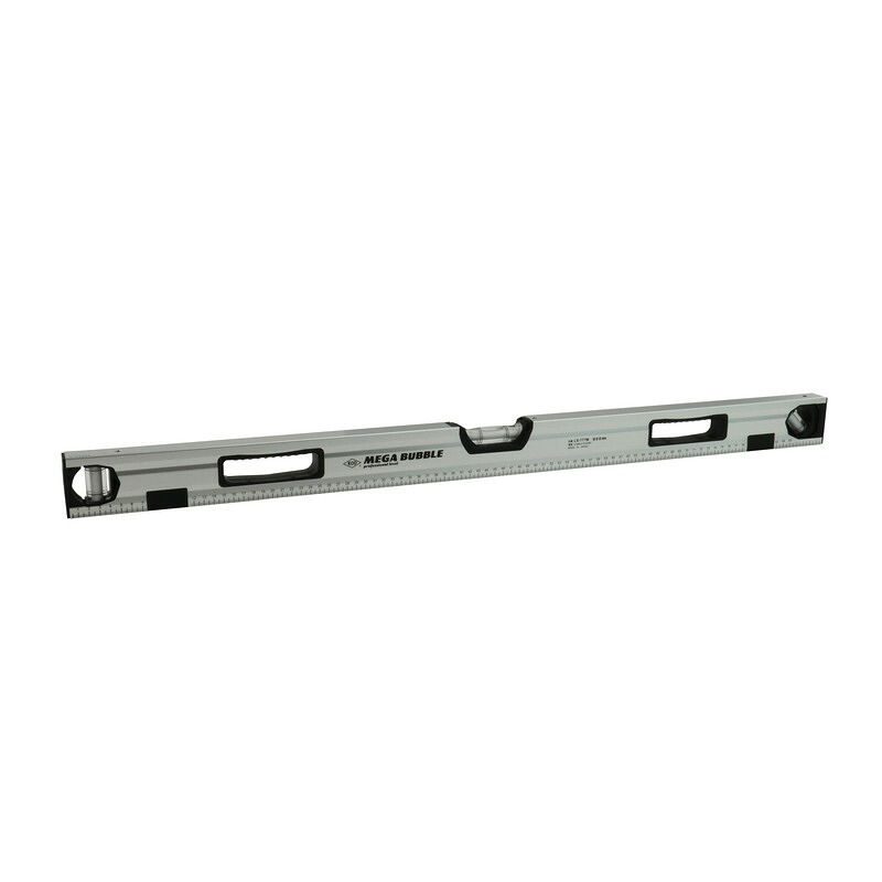 KOD メガバブルMシルバー 900 LS&minus;777M 900mm 大工道具 測定具 BOXレベル｜ベイシア店