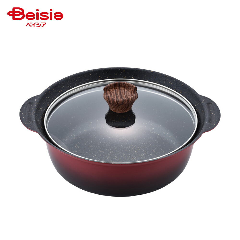 楽天市場】彩食庵 フチ付卓上鍋(18cm) MB-2057 鍋 調理器具 キッチン