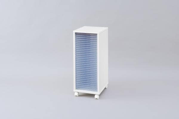 アイリスオーヤマ 木製フロアケース MFE-7300 ホワイト|ベイシア店