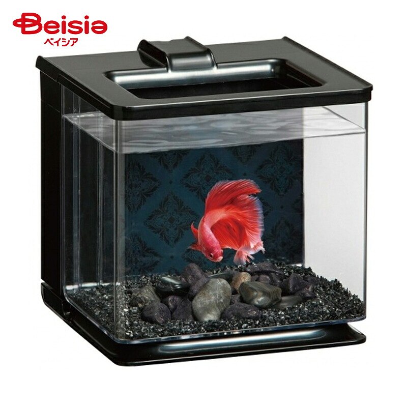 楽天市場】テトラ ハーフムーンアクアリウムミニプレミアム ブラック