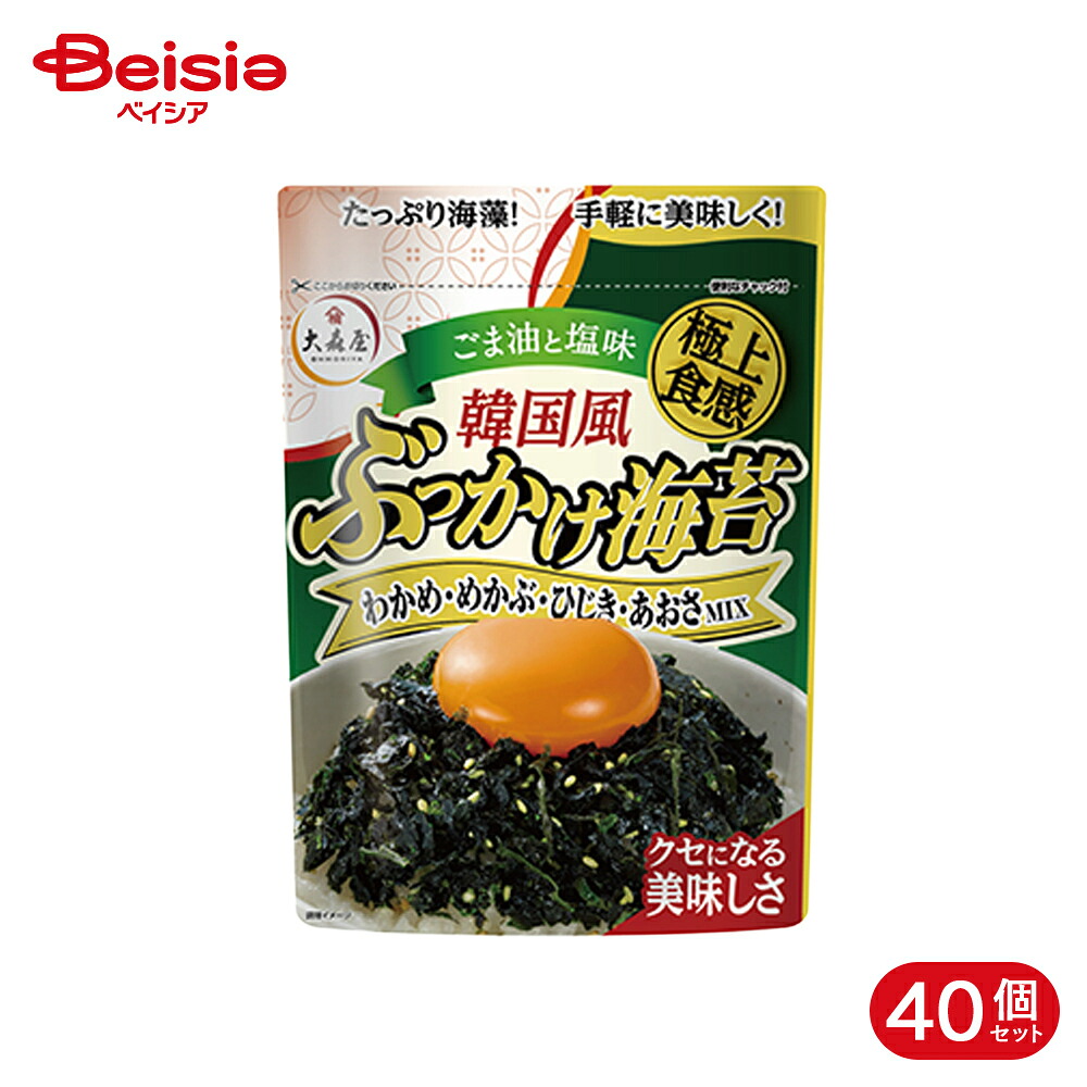 大森屋 韓国風ぶっかけ海苔 30g 40個