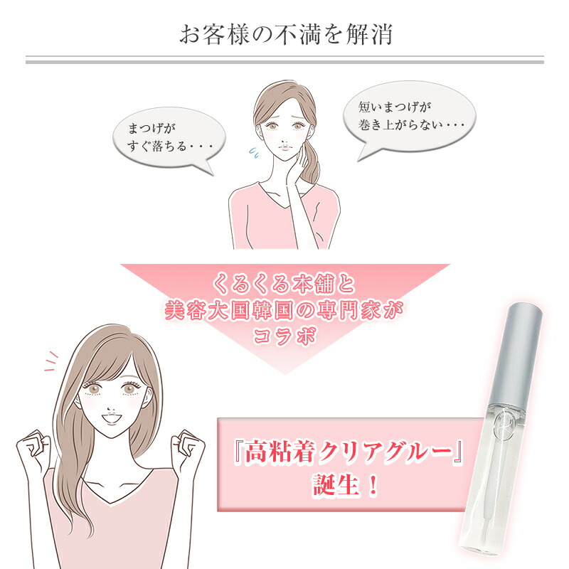 市場 くるくる本舗 高粘着クリアグルー セルフまつげパーマ用接着剤