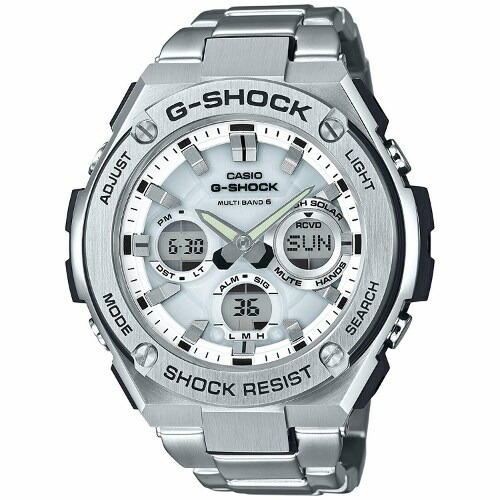 ジーショック g-shock CASIO カシオ G-SHOCK G-STEEL 人気 記念日 お祝い 誕生日 就職祝い 還暦 最適  ラッピング無料 電波時計 GST-W110D-7AJF