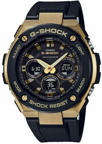 ジーショック g-shock CASIO カシオ G-SHOCK G-STEEL 人気 記念日 お祝い 誕生日 就職祝い 還暦 最適 ラッピング無料 電波時計 GST-W300G-1A9JF