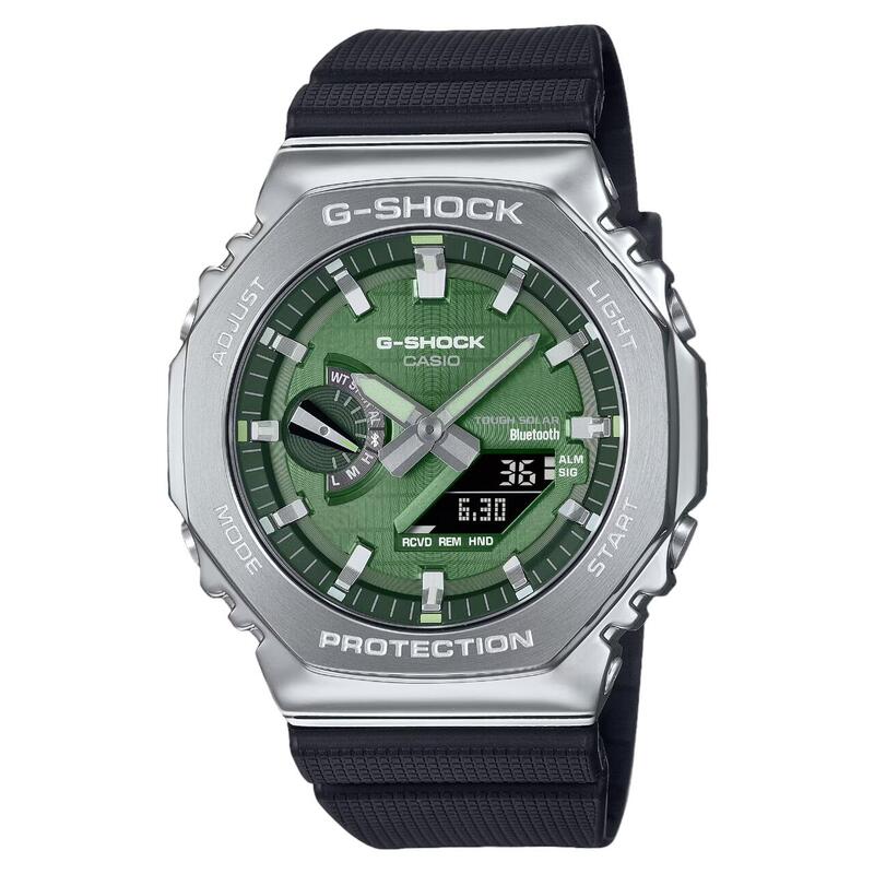 g-shock 腕時計 スマートフォンリンクとタフソーラーを搭載 カシオ ジーショック 八角形 ステンレスベゼル 防水 人気 記念日 お祝い 誕生日 プレゼント クリスマス 就職祝い 還暦 GBM-2100A-1A3JF|ベルバカンス