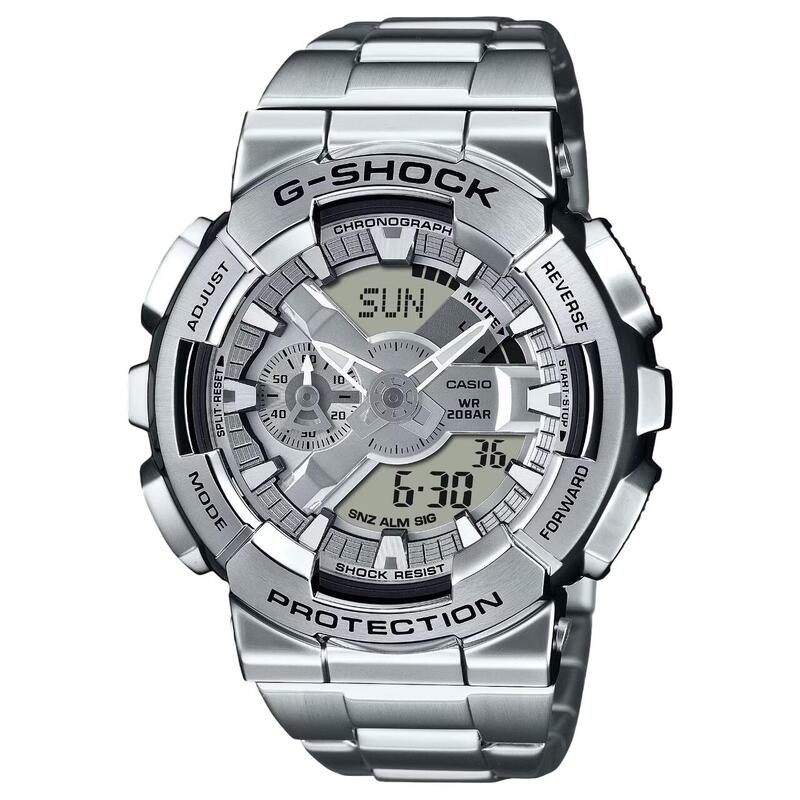 ジーショック g-shock CASIO カシオ G-SHOCK メンズ腕時計 オールシルバー 人気 プレゼント 進学 卒業 記念日 お祝い 誕生日 合格祝い 就職祝い 還暦 最適 送料無料 新品 アナログ 電池式 ラッピング無料 GM-110BD-1A9JF 31,460円