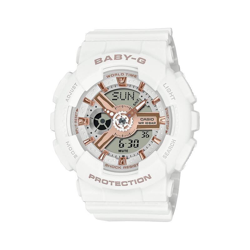 カシオ べービージー  CASIO  BABY-G  baby-g 祝賀会 生まれ落ちる日 祝する日 受かる 進学 就職祝賀会に至適 意中の女 差し上げ物 ラッピング無料 クリスマス  白いことデー  アナログ  貨物輸送無料 新品 独居室式 BA-110XRG-7AJF