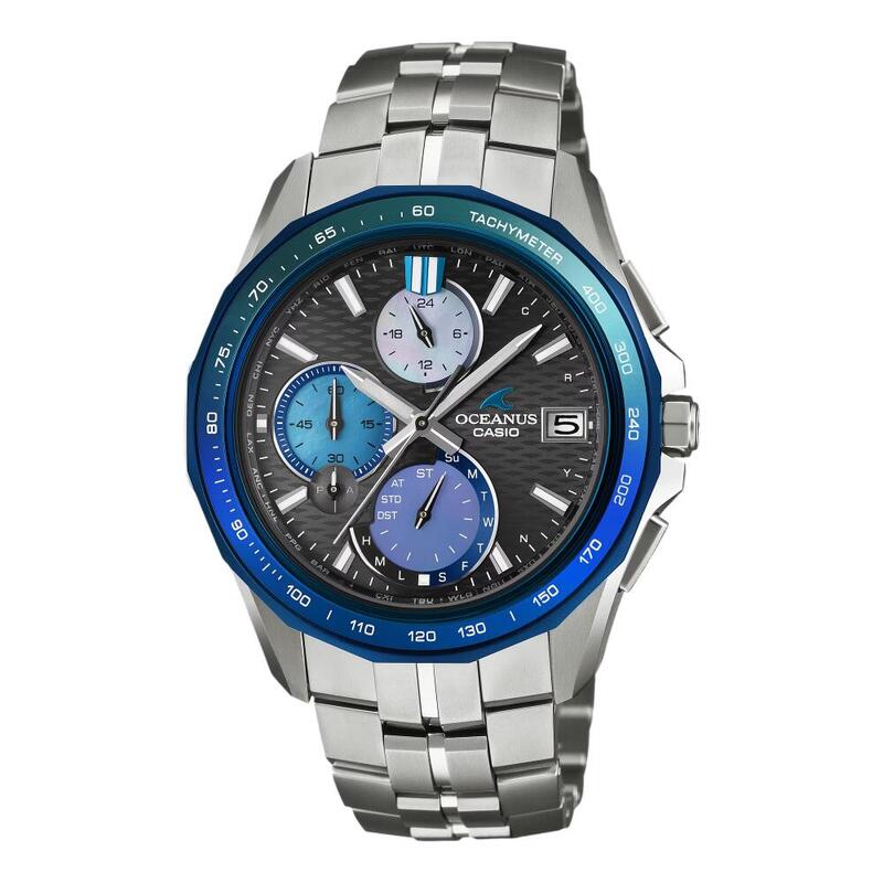 OCEANUS カシオ オシアナスマンタ 阿波藍 腕時計 男性用 結納返し 記念日 クリスマス 就職祝い 誕生日 お祝い 彼氏 プレゼント ご褒美 電波時計 スリム 薄型 ビジネス時計 還暦祝い OCW-S7000AP-1AJF|ベルバカンス