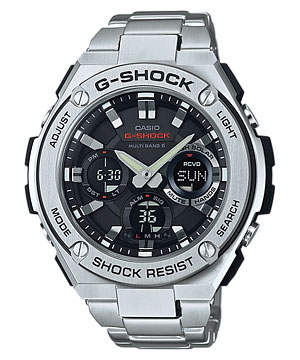 ジーショック g-shock CASIO カシオ G-SHOCK G-STEEL 一般受け 不死化日 祝い事 生まれ落ちる日 就職祝い事 還暦 至適  ラッピング無料 電磁波時辰儀  GST-W110D-1AJF\u003cBR\u003e