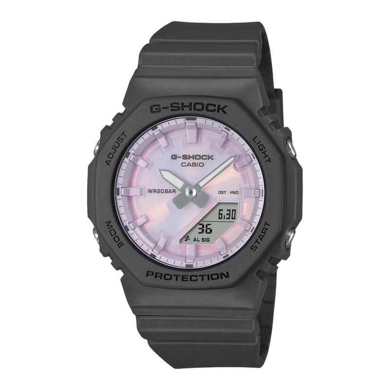 g-shock 腕時計 男性&女性用 カシオ ジーショック ミッドサイズ 八角形 国内正規品 防水 人気 記念日 お祝い 誕生日 彼氏 プレゼント クリスマス 合格 進学 卒業 就職祝い 還暦 アナログ 電池式 ラッピング無料 GMA-P2100PC-1AJF