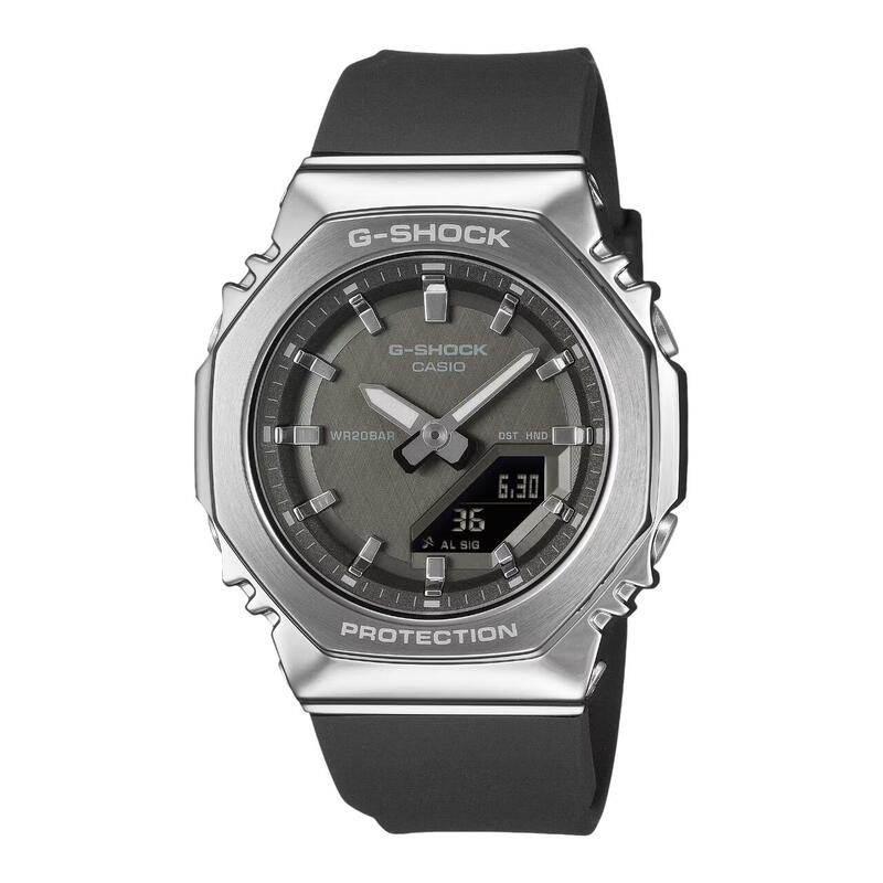 g-shock 腕時計 男性&女性用 カシオ ジーショック ミッドサイズ 八角形 国内正規品 防水 人気 記念日 お祝い 誕生日 彼氏 プレゼント クリスマス 合格 進学 卒業 就職祝い 還暦 アナログ 電池式 ラッピング無料 GM-S2110-1A1JF｜ベルバカンス