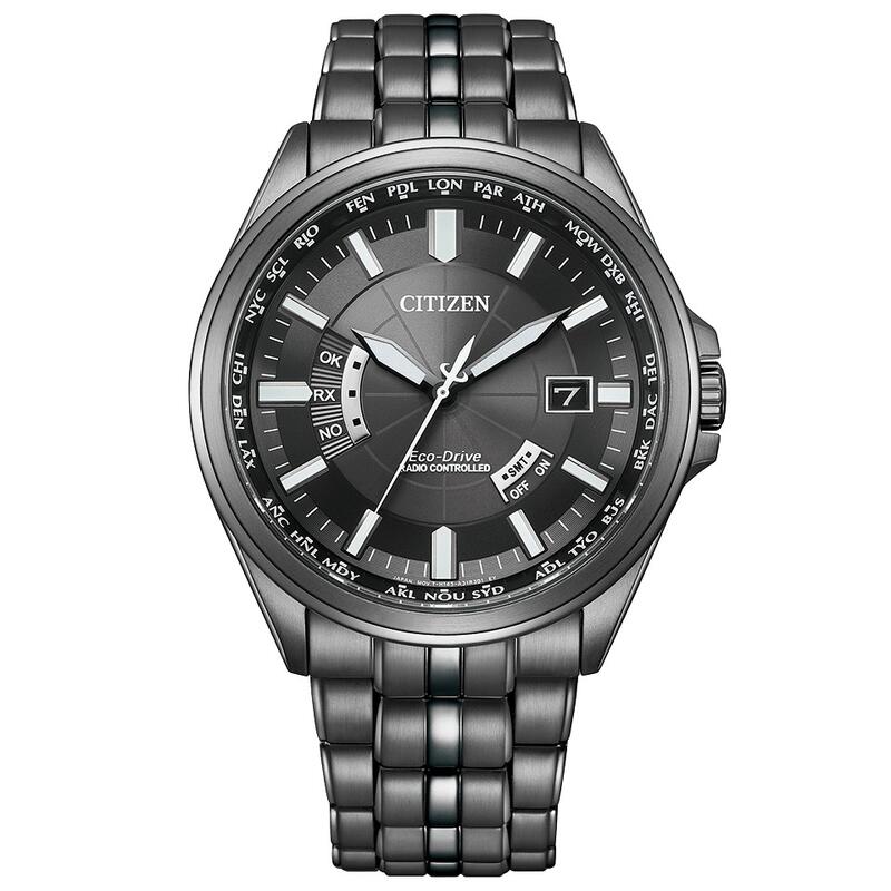 CITIZEN コレクション CB0294-54E ブラックシリーズ 防水 アナログ クリスマスプレゼント 彼氏 記念日 誕生日 就職祝い 20代 30代 40代 50代 60代 国内正規品 送料無料 ギフト包装可能 バンド調整無料 エコ・ドライブ電波時計