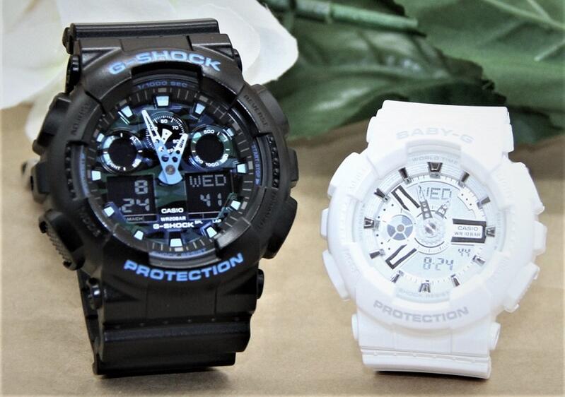 ペアウォッチ gショック CASIO ジーショック ベビージー 正規品 記念日 誕生日 カップル 贈り物 夫婦   婚約 結婚 人気 プレゼント 送料無料 ペアウオッチ gショック Gショック G-SHOCK BABY-G ペア腕時計 カシオ 2本セット GA-100CB-1AJF BA-110X-7A3JF