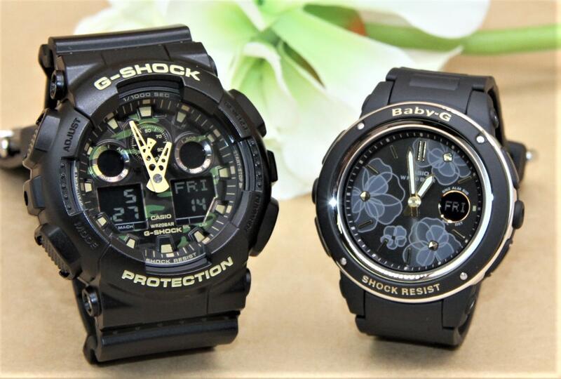 ペアウォッチ gショック CASIO ジーショック ベビージー 正規品 記念日 誕生日 カップル 贈り物 夫婦   婚約 結婚 人気 プレゼント 送料無料 ペアウオッチ Gショック G-SHOCK BABY-G ペア腕時計 カシオ 2本セット GA-100CF-1A9JF BGA-150FL-1AJF