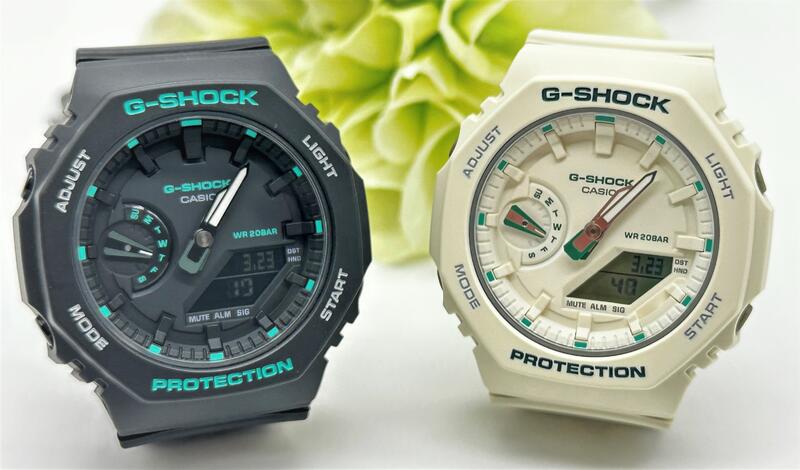 gショック ペアウォッチ カシオ 八角形 ミッドサイズペア腕時計 ラッピング無料 人気 結婚記念日 退職祝い お揃い 記念日 彼氏 彼女 夫婦 誕生日 贈り物 クリスマス 電池式 ブラック\u0026ホワイト GMA-S2100GA-1AJF-GMA-S2100GA-7AJF<br>
