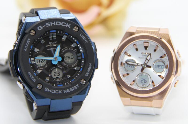 カシオ ペアウォッチ gショック ベビージー g-shock baby-g ペア腕時計 クリスマスプレゼント 人気 結婚記念日 退職祝い お揃い 記念日 結婚祝い 彼氏 彼女 夫婦 誕生日 贈り物 ソーラー電波時計 G-ms G-STEEL GST-W300G-1A2JF MSG-W600G-7AJF|ベルバカンス