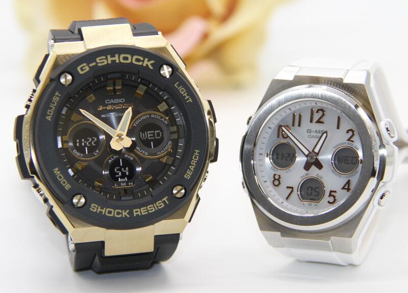 カシオ ペアウォッチ gショック ベビージー g-shock baby-g ペア腕時計 クリスマスプレゼント 人気 結婚記念日 退職祝い お揃い 記念日 結婚祝い 彼氏 彼女 夫婦 誕生日 贈り物 ソーラー電波時計 G-ms G-STEEL GST-W300G-1A9JF MSG-W610-7AJF｜ベルバカンス