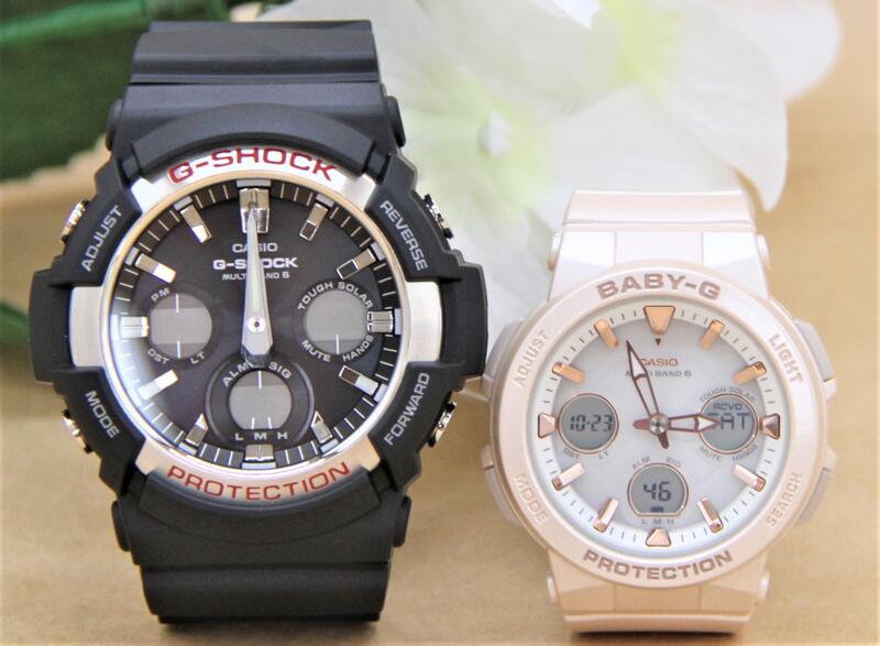 カシオ ペアウォッチ gぼうぜん自失 CASIO ジーショック ベビージー 電磁波時辰儀 クリスマス 不死化日 生まれ落ちる日  差し上げ物 夫婦関係 彼 意中の女 エンゲージメント 一緒になる 一般受け 差し上げ物 貨物輸送無料  Gぼうぜん自失 G-SHOCK BABY-G 西洋ナシウオッチ 2本仕かける GAW-100-1AJF BGA-2510-4AJF ペアウォッチ-腕時計