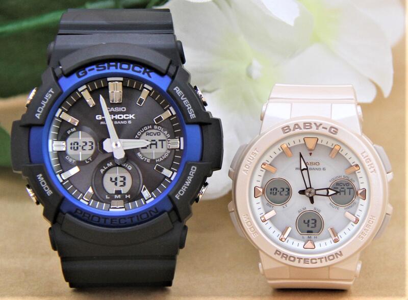 カシオ ペアウォッチ gショック CASIO ジーショック ベビージー 電波時計 クリスマス 記念日 誕生日 贈り物 夫婦 彼氏 彼女 婚約 結婚 人気 プレゼント 送料無料 Gショック G-SHOCK BABY-G ペア腕時計 2本セット GAW-100B-1A2JF BGA-2510-4AJF｜ベルバカンス