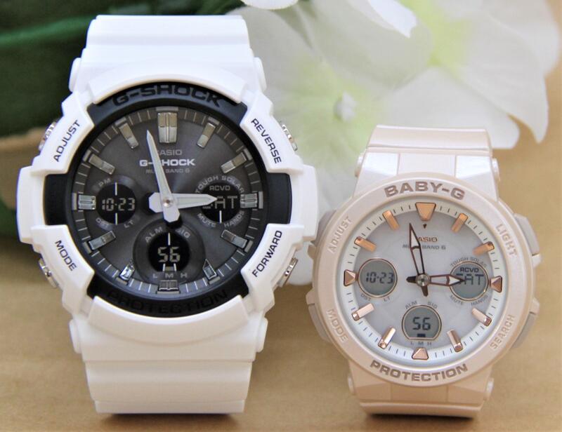 カシオ ペアウォッチ gぼうぜん自失 CASIO ジーショック ベビージー 電磁波時辰儀 クリスマス 不死化日 生まれ落ちる日  差し上げ物 夫婦関係 彼 意中の女 エンゲージメント 一緒になる 一般受け 差し上げ物 貨物輸送無料  Gぼうぜん自失 G-SHOCK BABY-G 西洋ナシウオッチ 2本仕かける GAW-100B-7AJF BGA-2510-4AJF ペアウォッチ-腕時計