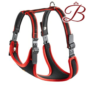 イタリアferplast社製 ERGO COMFORT エルゴコンフォート ハーネス M レッド 犬用 30kgまで 散歩 さんぽ