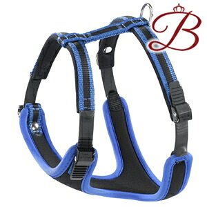 イタリアferplast社製 ERGO COMFORT エルゴコンフォート ハーネス M ﾌブルー 犬用 30kgまで 散歩 さんぽ