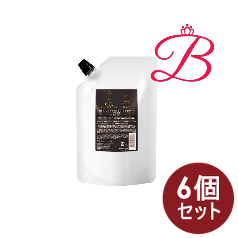 【6個セット】シュワルツコフ オイルイノセンス オイルトリートメント 1 リッチ 詰替用 450g｜bellashop