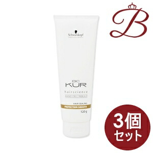 【×3個】シュワルツコフ BCクア 髪の毛最高限度 防御すること スムース 120g
