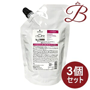 【&times;3個】シュワルツコフ BCクア フォルムコントロール ヘアマスク 500g 詰替え用｜bellashop
