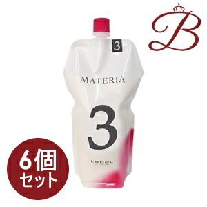 【×6個】ルベル マテリア 2剤 オキシW 3% 1000mL
