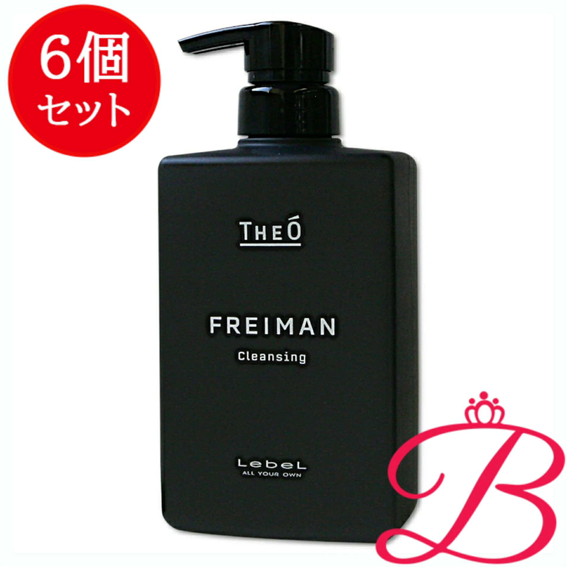 【6個】ルベル Lebel THEO ジオ フレイマン クレンジング シャンプー 500ml