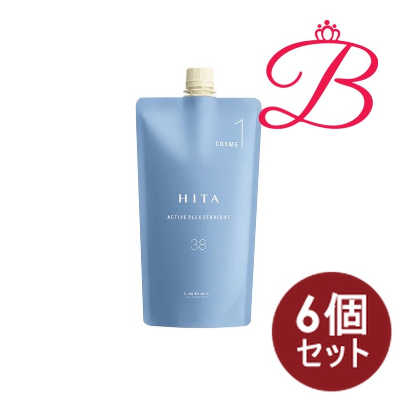 【6個セット】ルベル HITA ヒタ AP ストレート 酸性 コスメ 1 400g｜bellashop