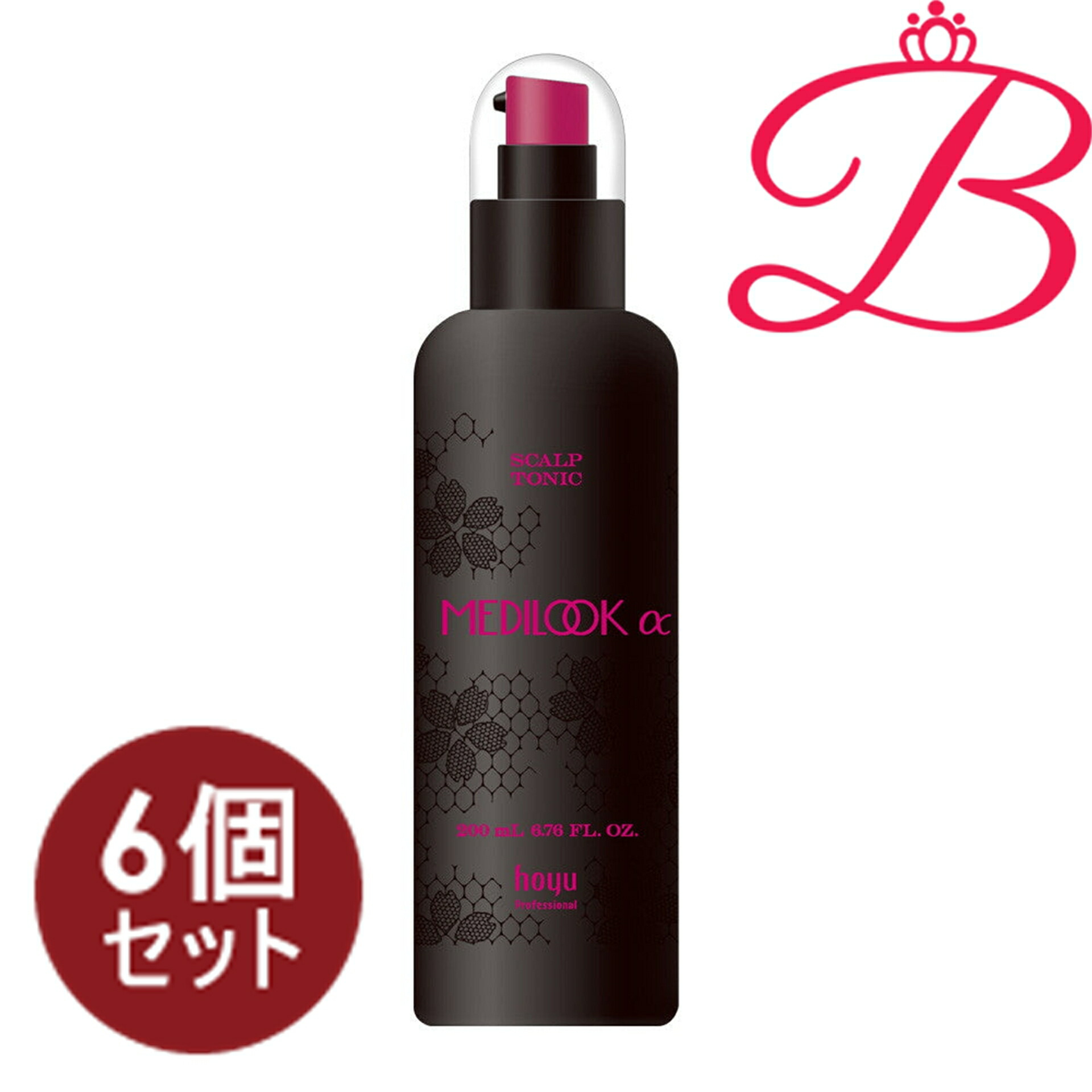 【6個書き割り】ホーユー メディルックα スキャルプトニック 200ml