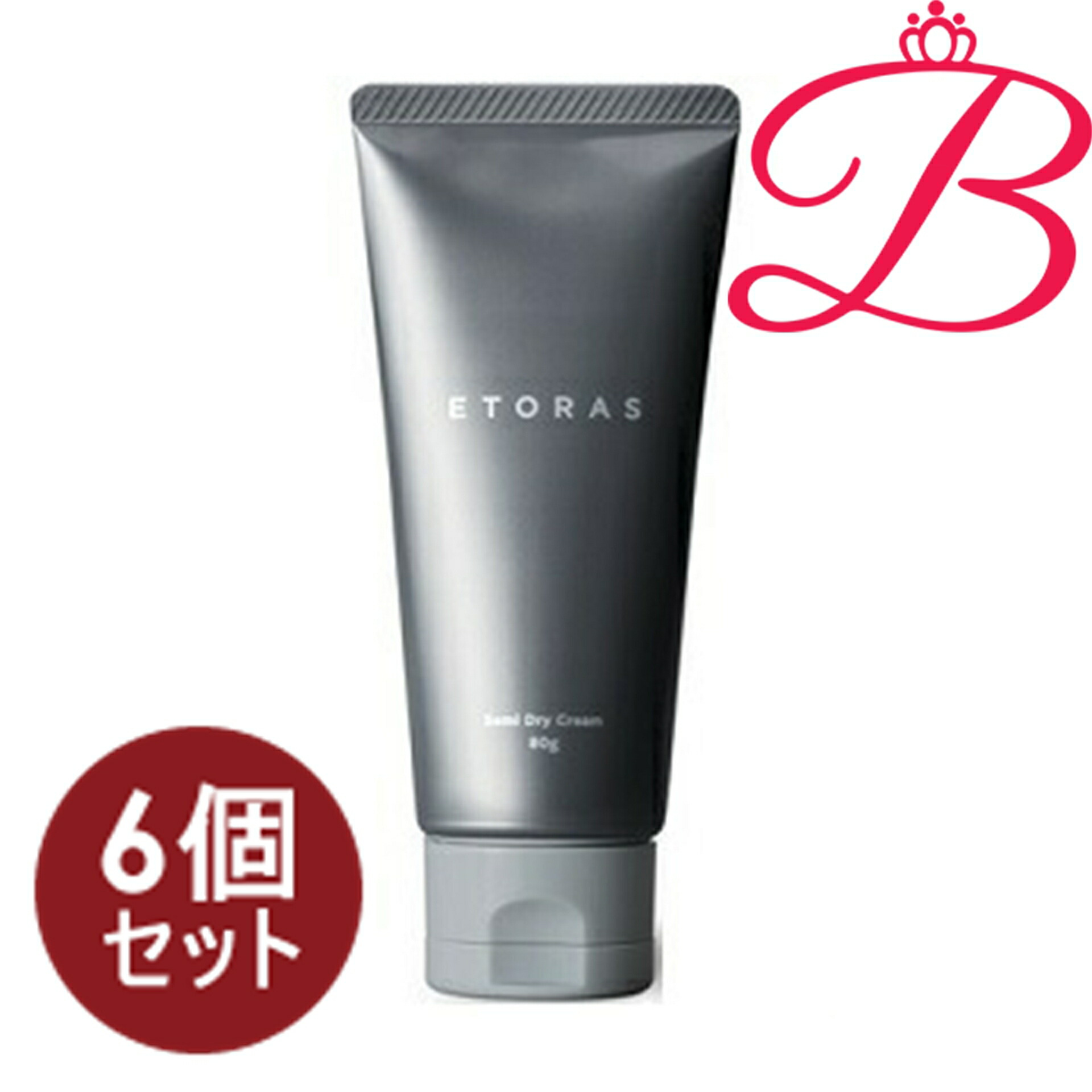 【6個セット】ホーユー エトラス セミドライクリーム 80g