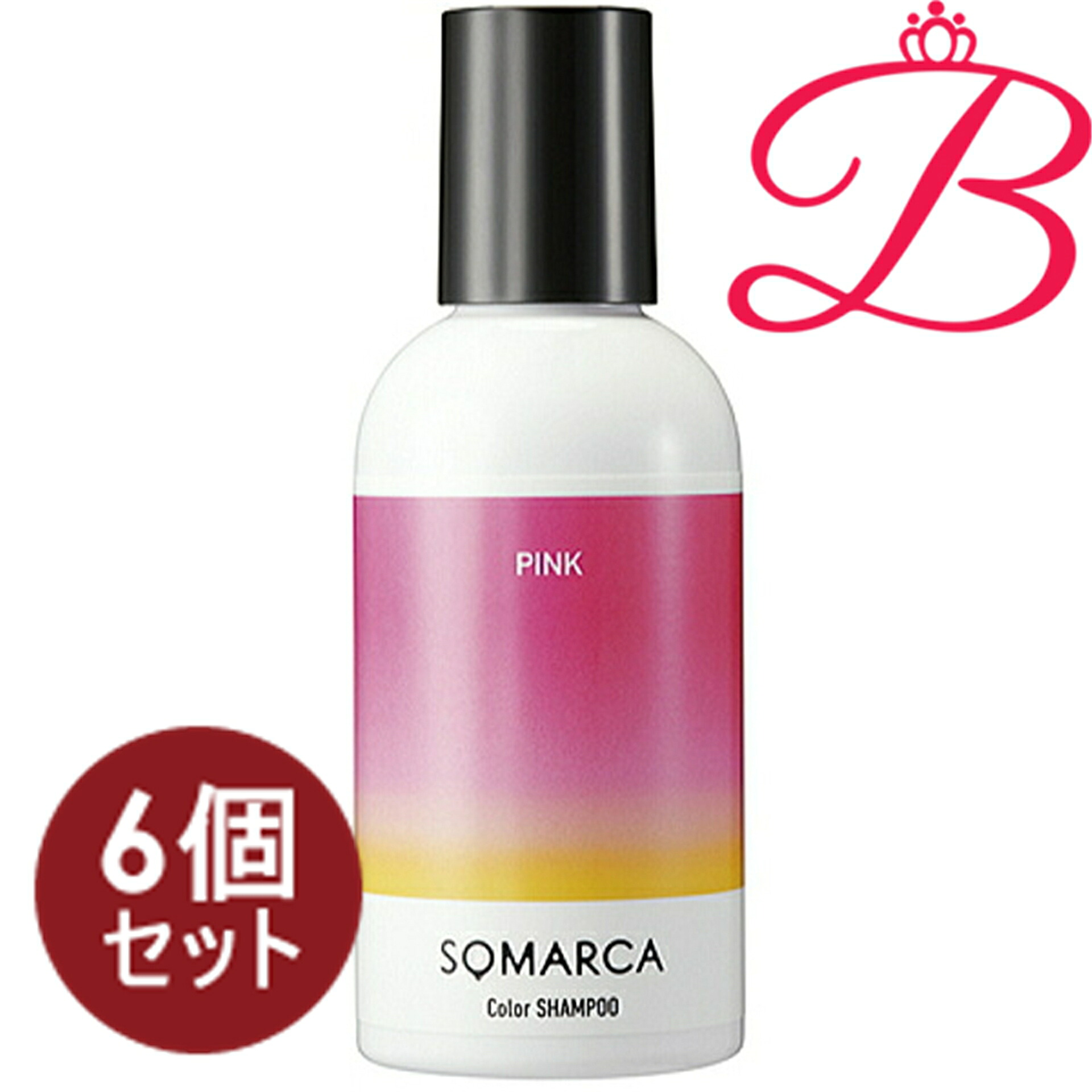 【6個仕掛ける】ホーユー ソマルカ 色つやシャンプー サクラ色 150ml