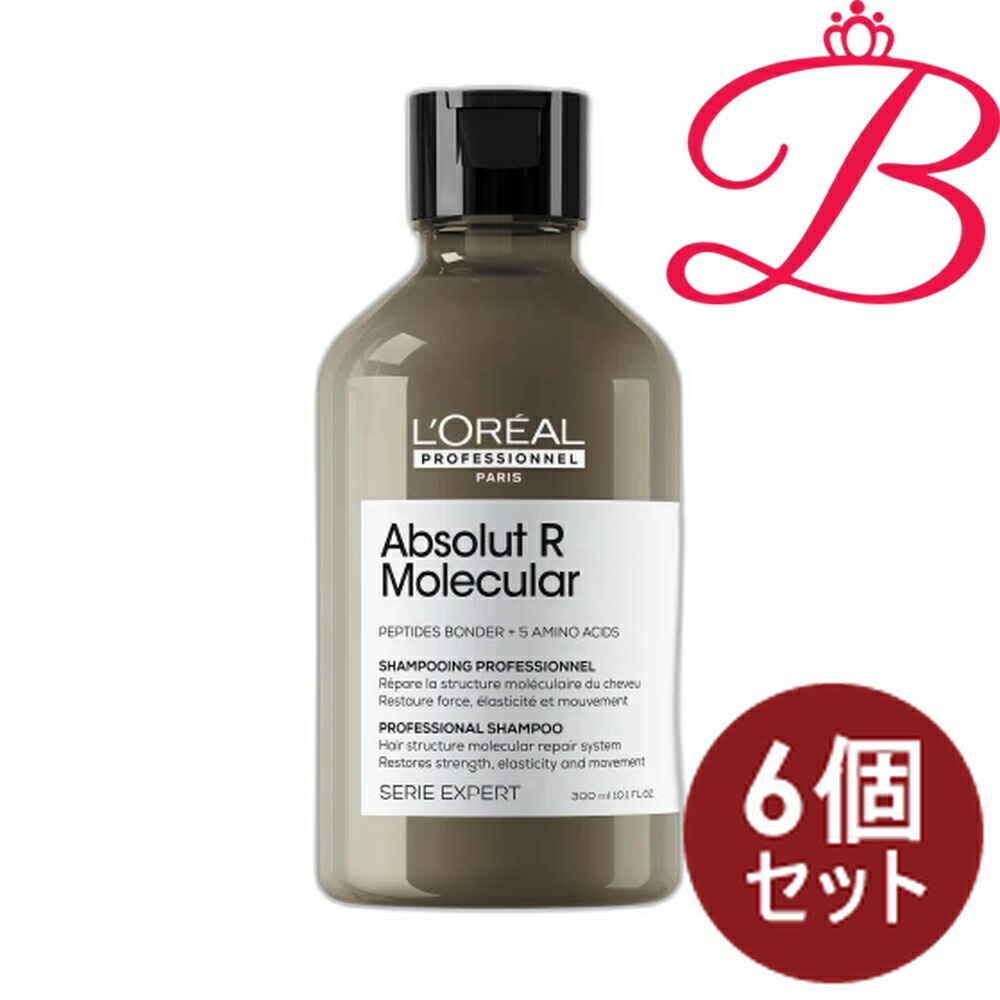 【6個仕掛ける】ロレアル セリエ 老練家 アブソルート R モレキュラーシャンプー 300ml