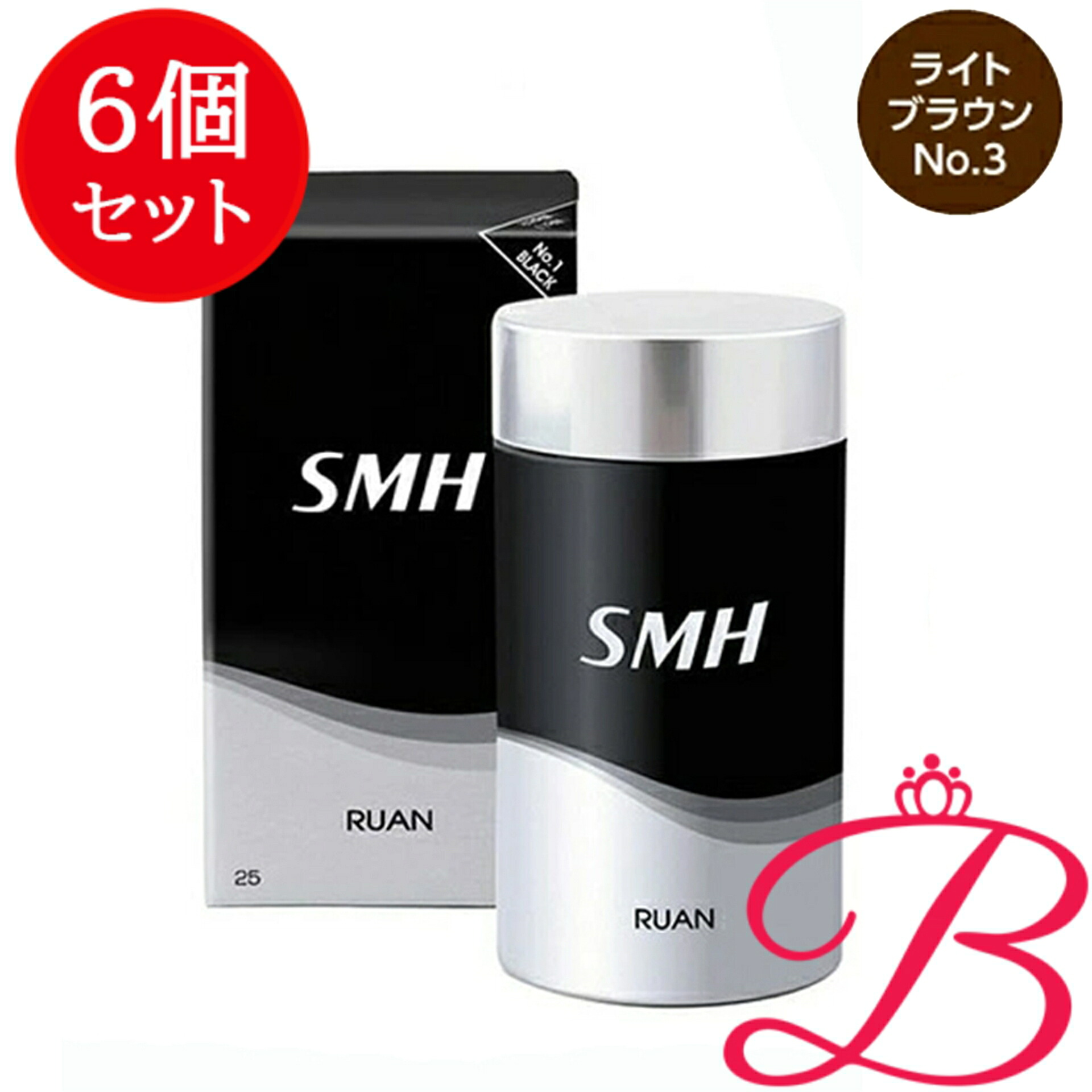 【6個】ルアン 百貨店 百万 髪の毛 SMH NO.3 ともし火赤銅色 25g