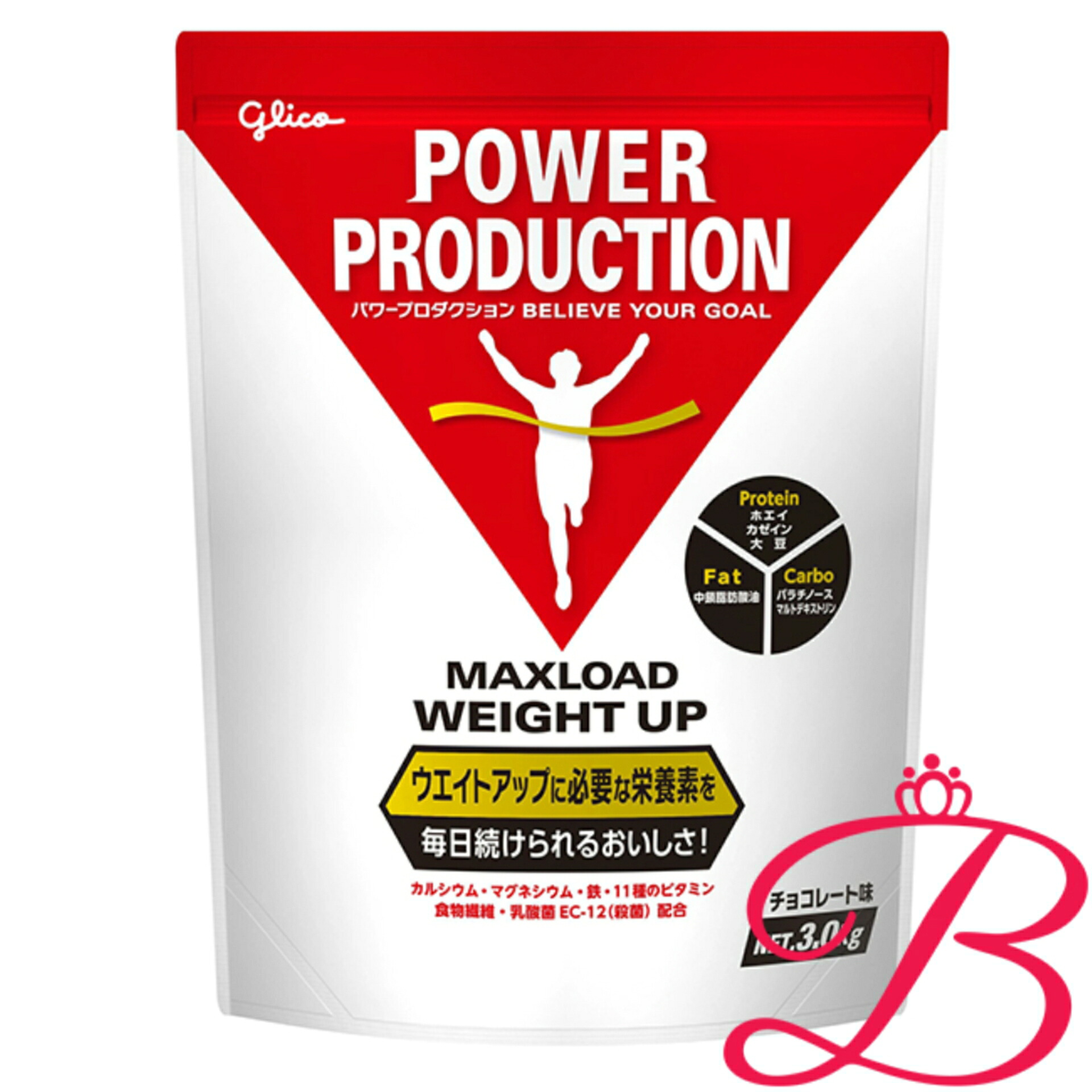 グリコ マックスロード ウェイトアップ チョコレート味 3.0kg｜bellashop